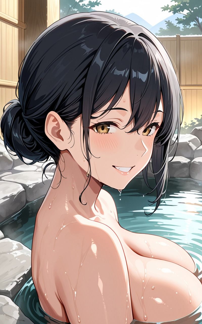 むちむち巨乳人妻女将と温泉旅館で絶頂生ハメH 画像1