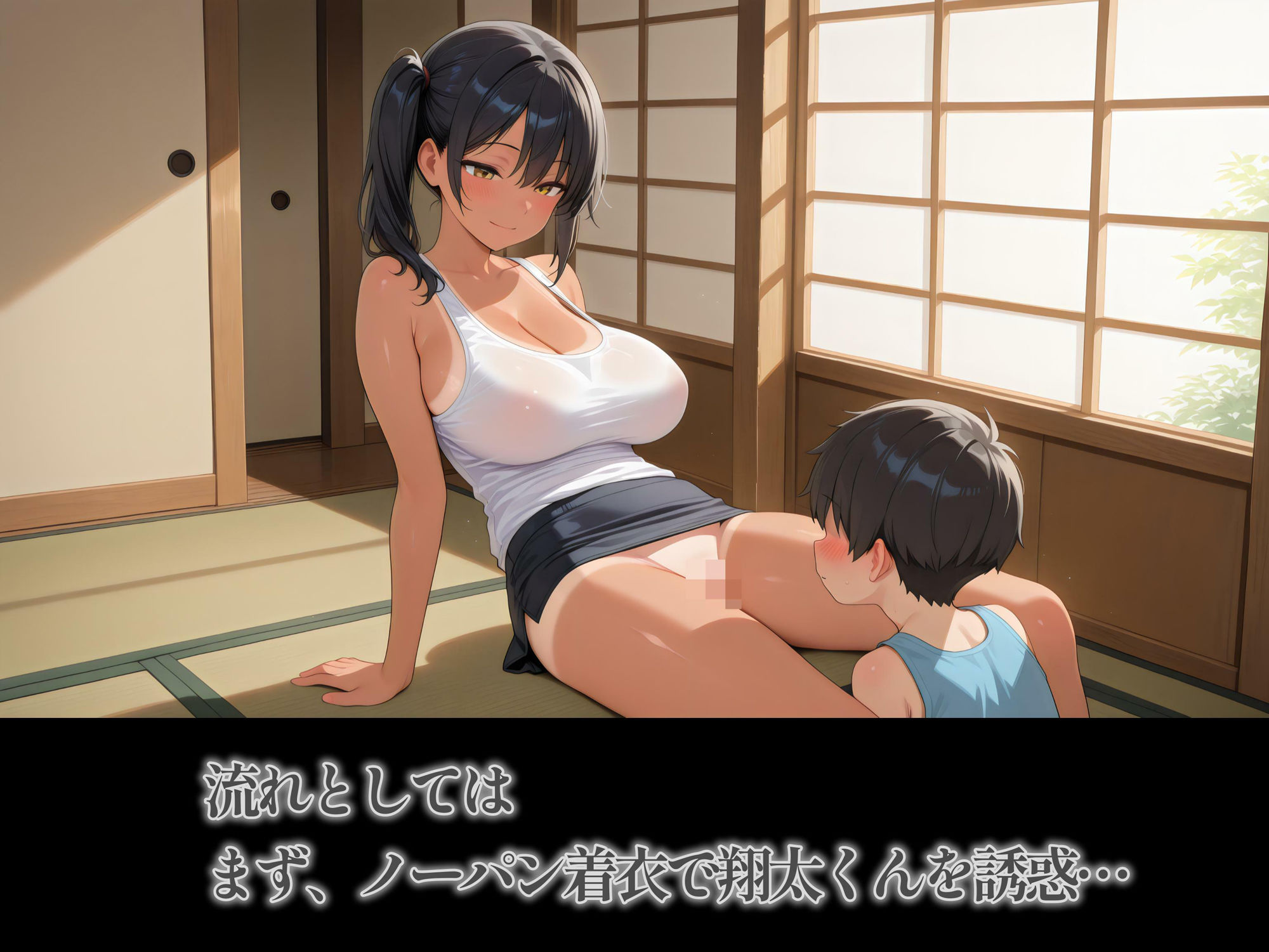 お姉さんと翔太くん4K 一本すじ エロ画像5