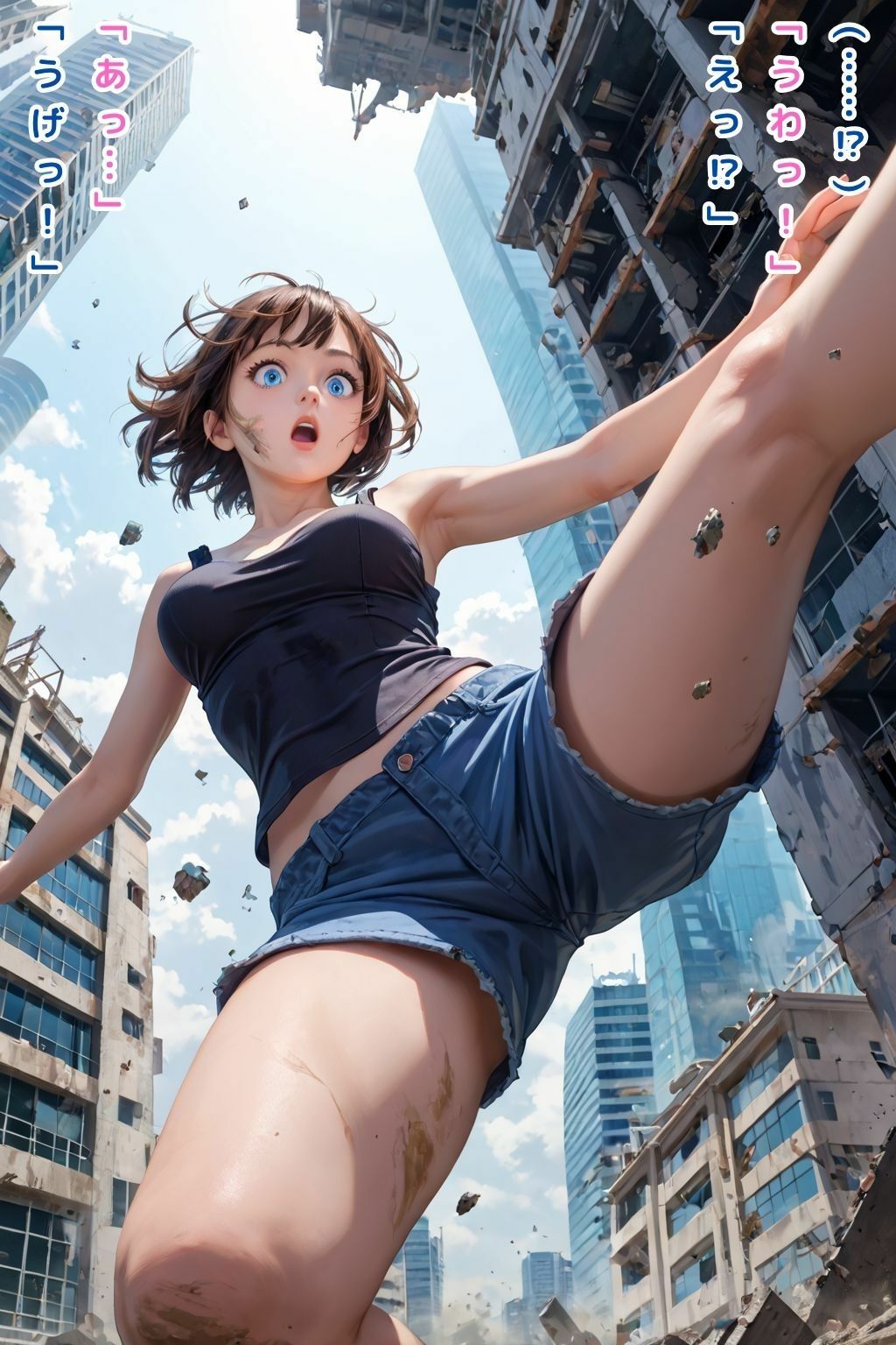 廃墟都市の少女〜瓦礫の中の楽園〜【テキスト付き本編30P】 画像4