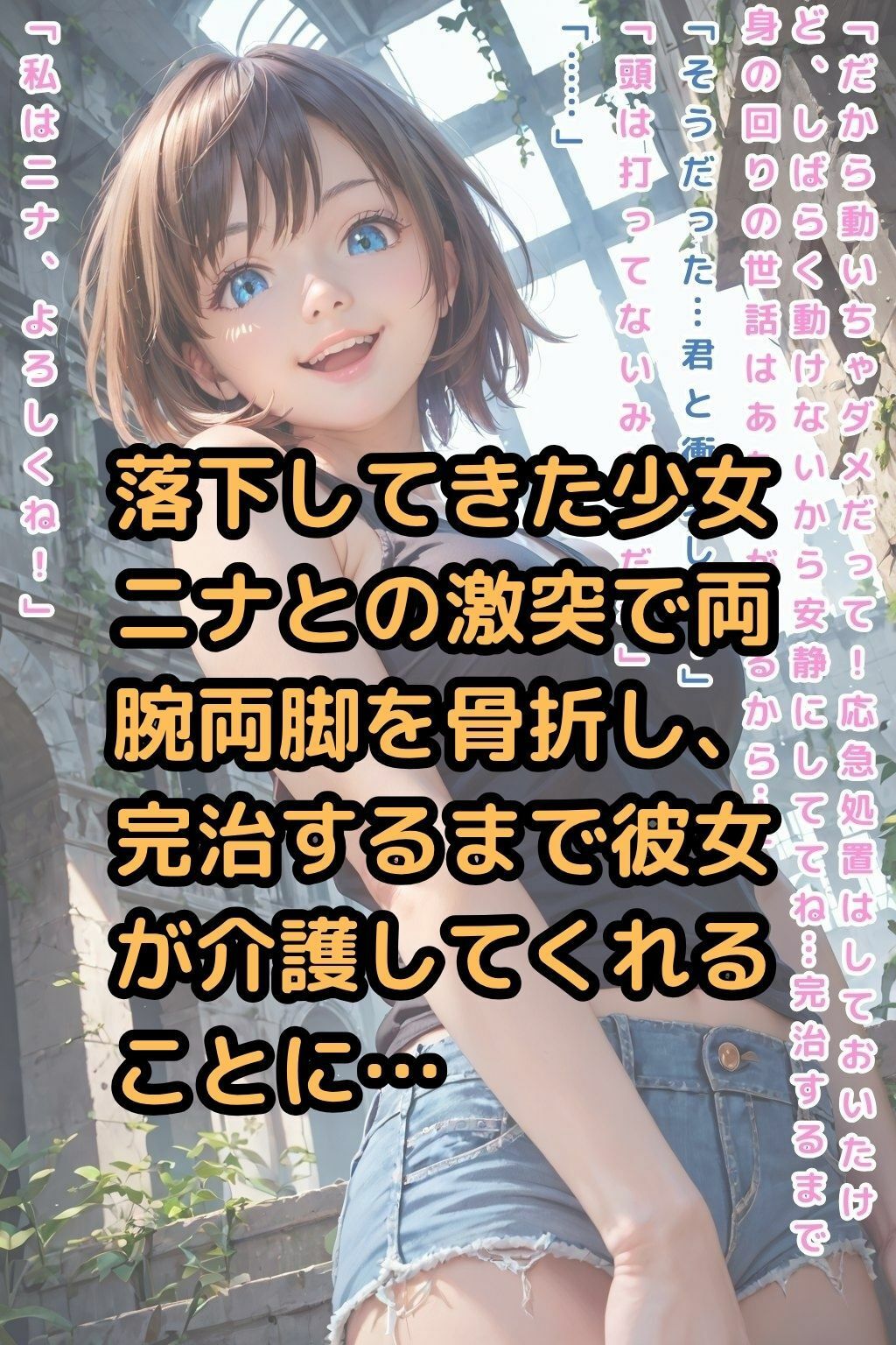 廃墟都市の少女〜瓦礫の中の楽園〜【テキスト付き本編30P】 画像5
