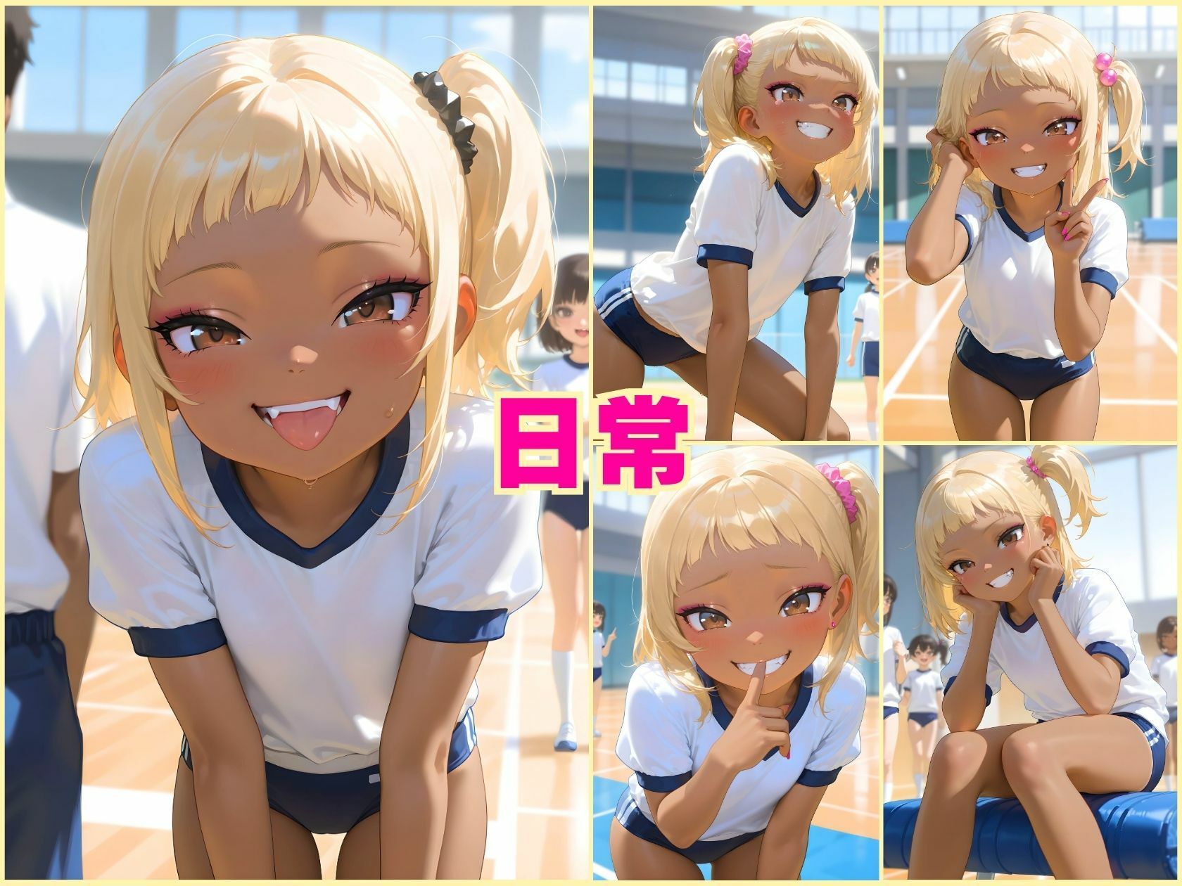 ブルマっ娘小悪魔褐色ミニギャル_4