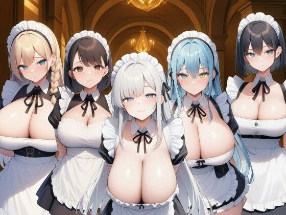 主観×ご奉仕 AIメイド5人と過ごす夜【CG集・全100枚/R18】