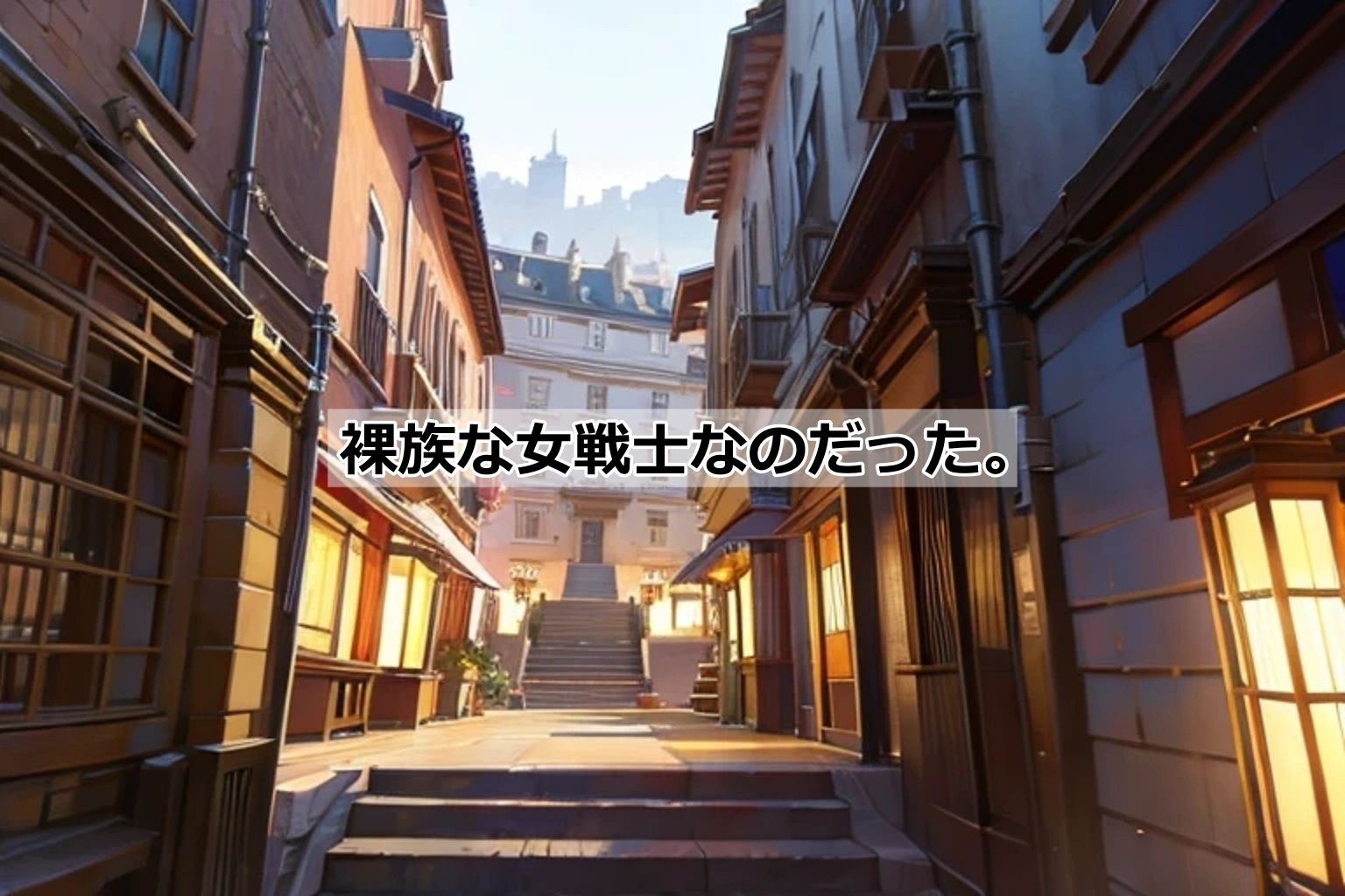 サンプル画像1:女戦士はハダカ装備が基本の異世界生活(くまとねこ屋) [d_598050]