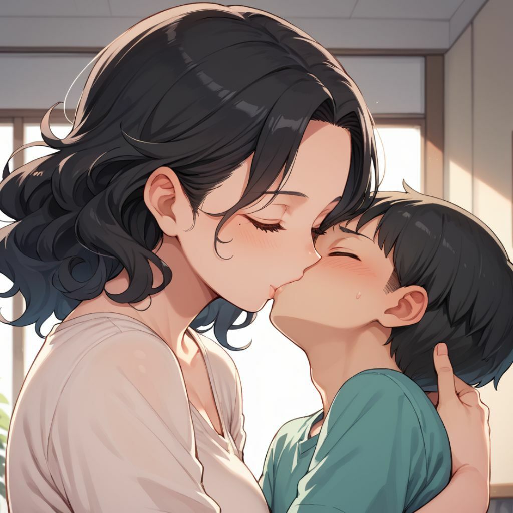 お隣の人妻はこども好き画像no.3