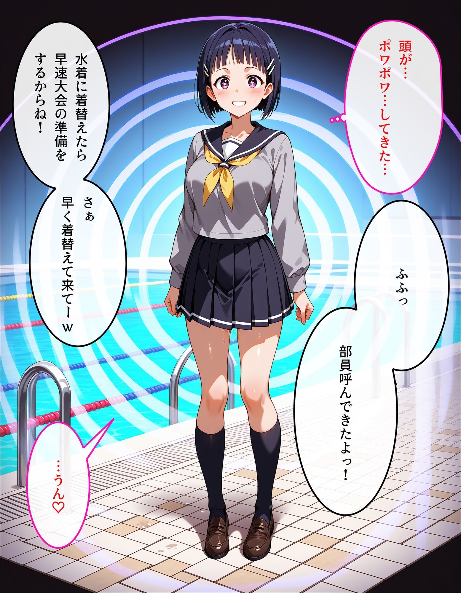 直葉のスク水特別授業 画像4