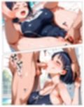 直葉のスク水特別授業