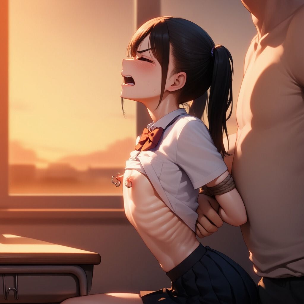 サンプル画像5:まろチャンネル 至極の貧乳作品   屈辱編 セリフ付(貧乳専科まろチャンネル同人支店) [d_598090]