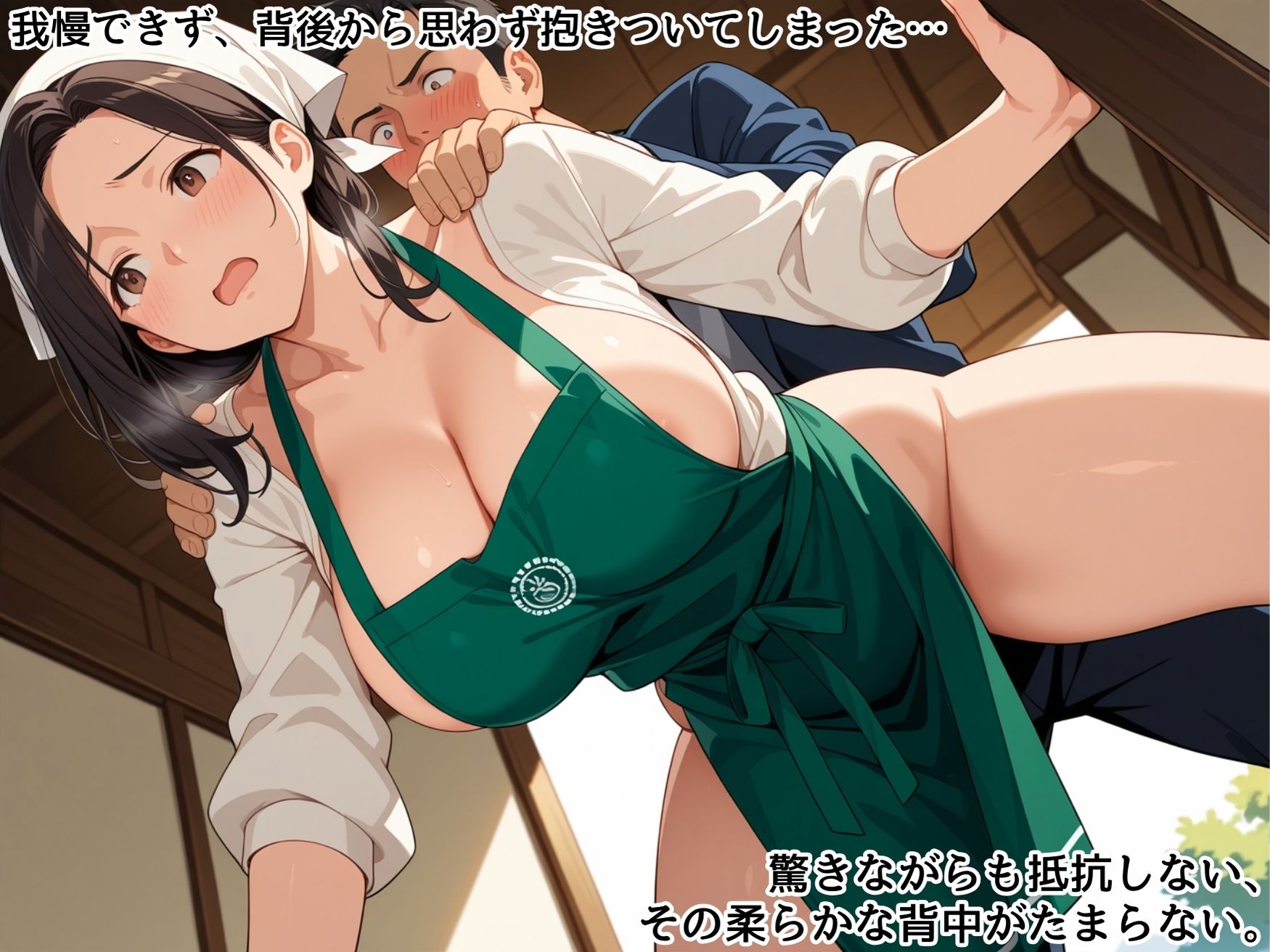 サンプル画像3:毎週掃除に来てくれている爆乳家政婦さんの胸元が無防備すぎて、ちんちんイライラ大暴走(夢と希望がチラチラリズム) [d_598104]