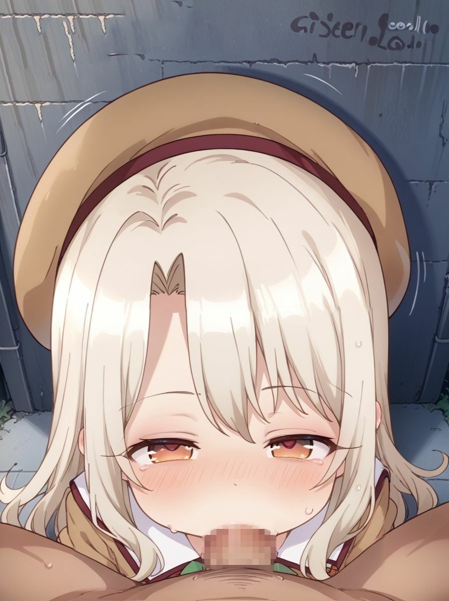 メス◯キイリヤと路地裏でガチイキSEXするCG集-制服ver3