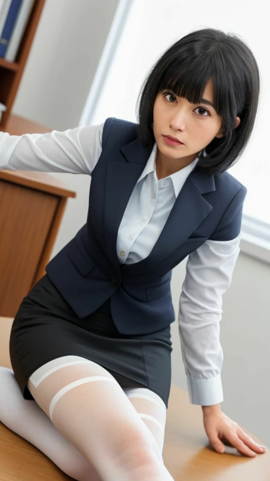 スレンダーOLの裏表画像no.6