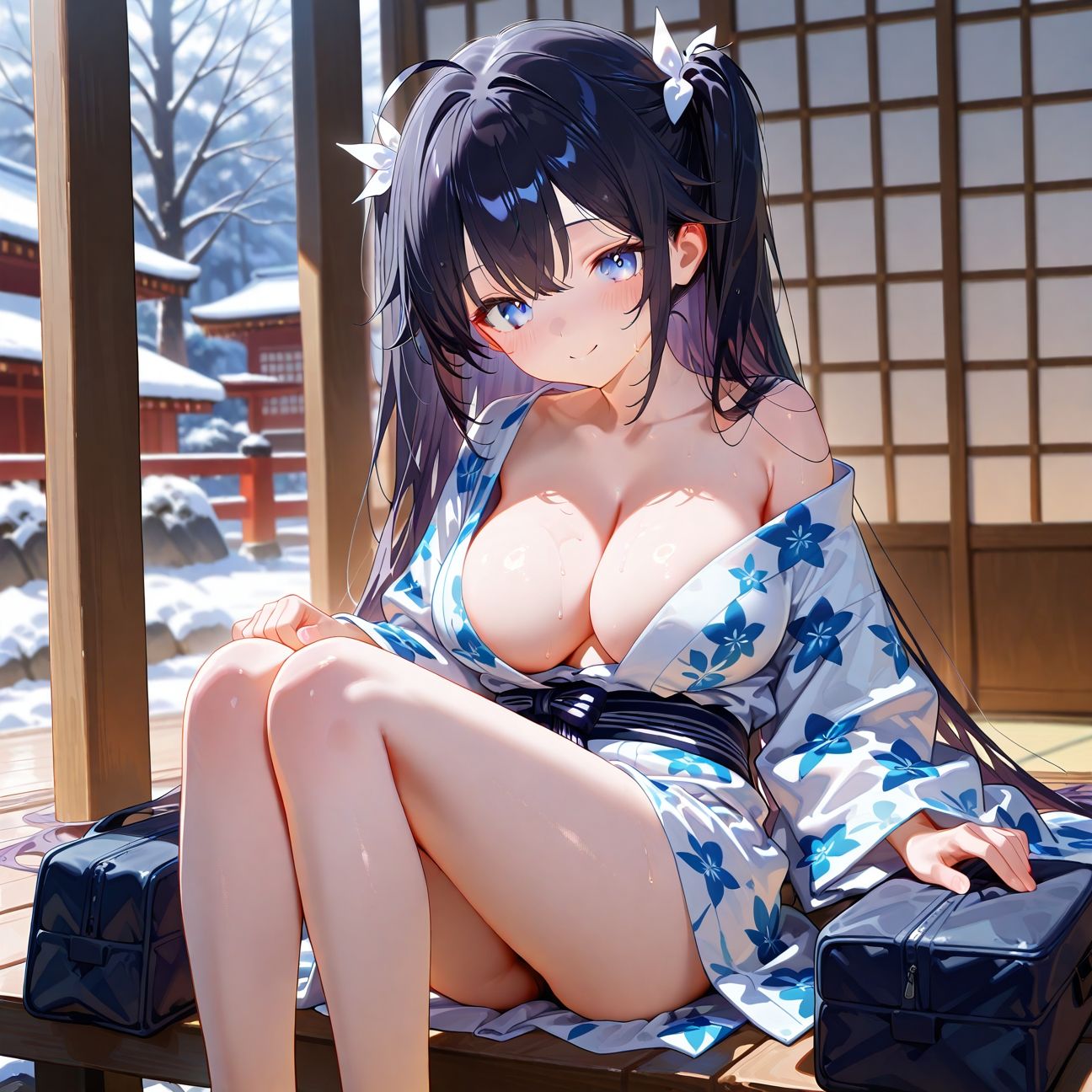 【Part8】淫乱JK浴衣で中出し大会☆彡 画像1
