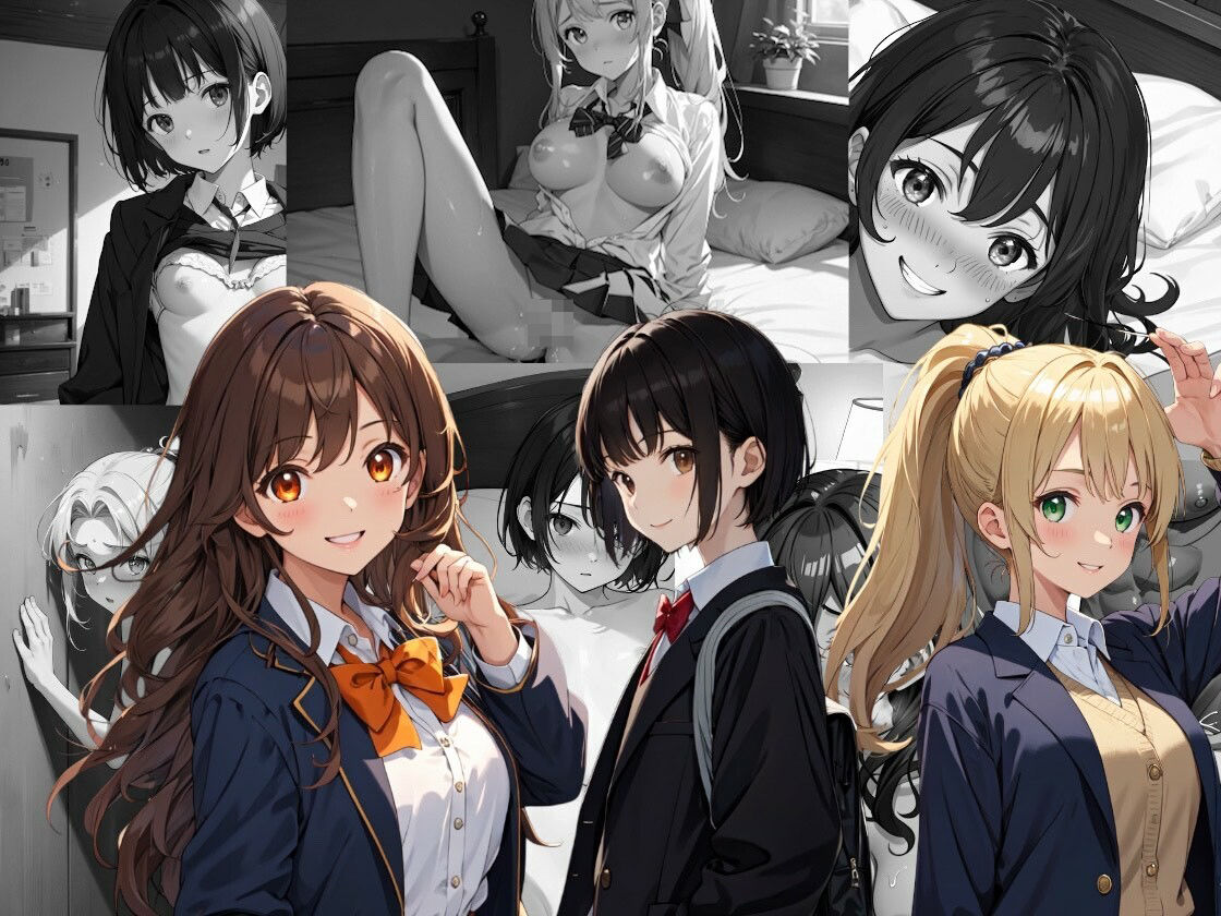 近所のJKとお楽しみ 3人JKセフレ 画像10