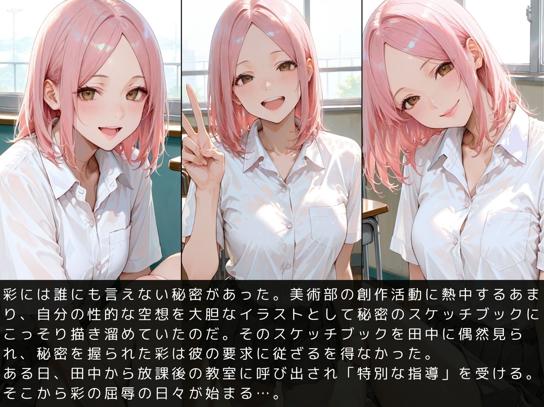 サンプル画像3:放課後の性指導 〜星乃彩の禁断の記録-ハメ撮り(mapuememaru) [d_598263]