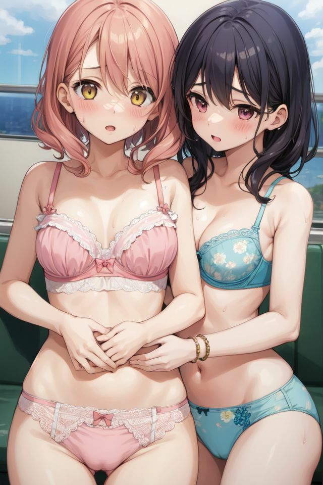 サンプル画像4:下着専用車両に乗ってみたい(AI幻想庭園) [d_598265]