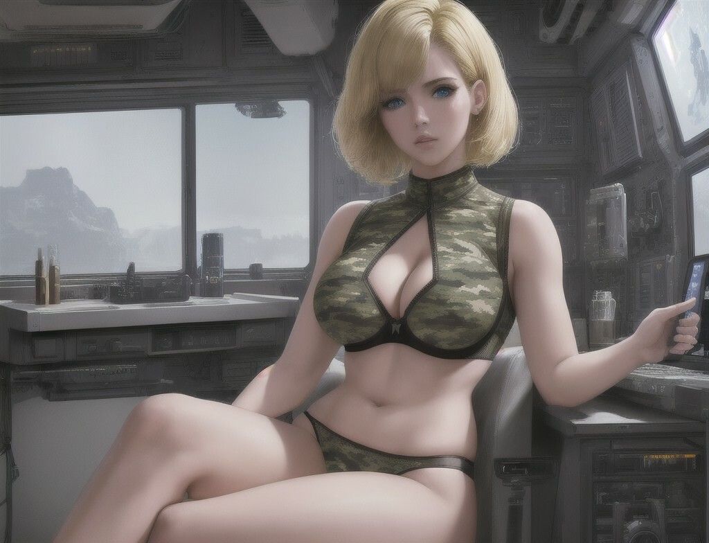 サンプル画像3:宇宙の女兵士 第3章 〜休息〜(DA Fantasy) [d_598280]