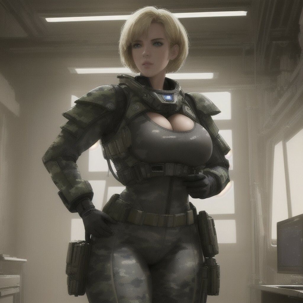 サンプル画像4:宇宙の女兵士 第3章 〜休息〜(DA Fantasy) [d_598280]