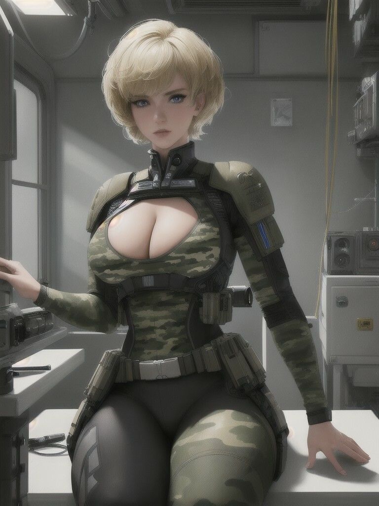 サンプル画像5:宇宙の女兵士 第3章 〜休息〜(DA Fantasy) [d_598280]