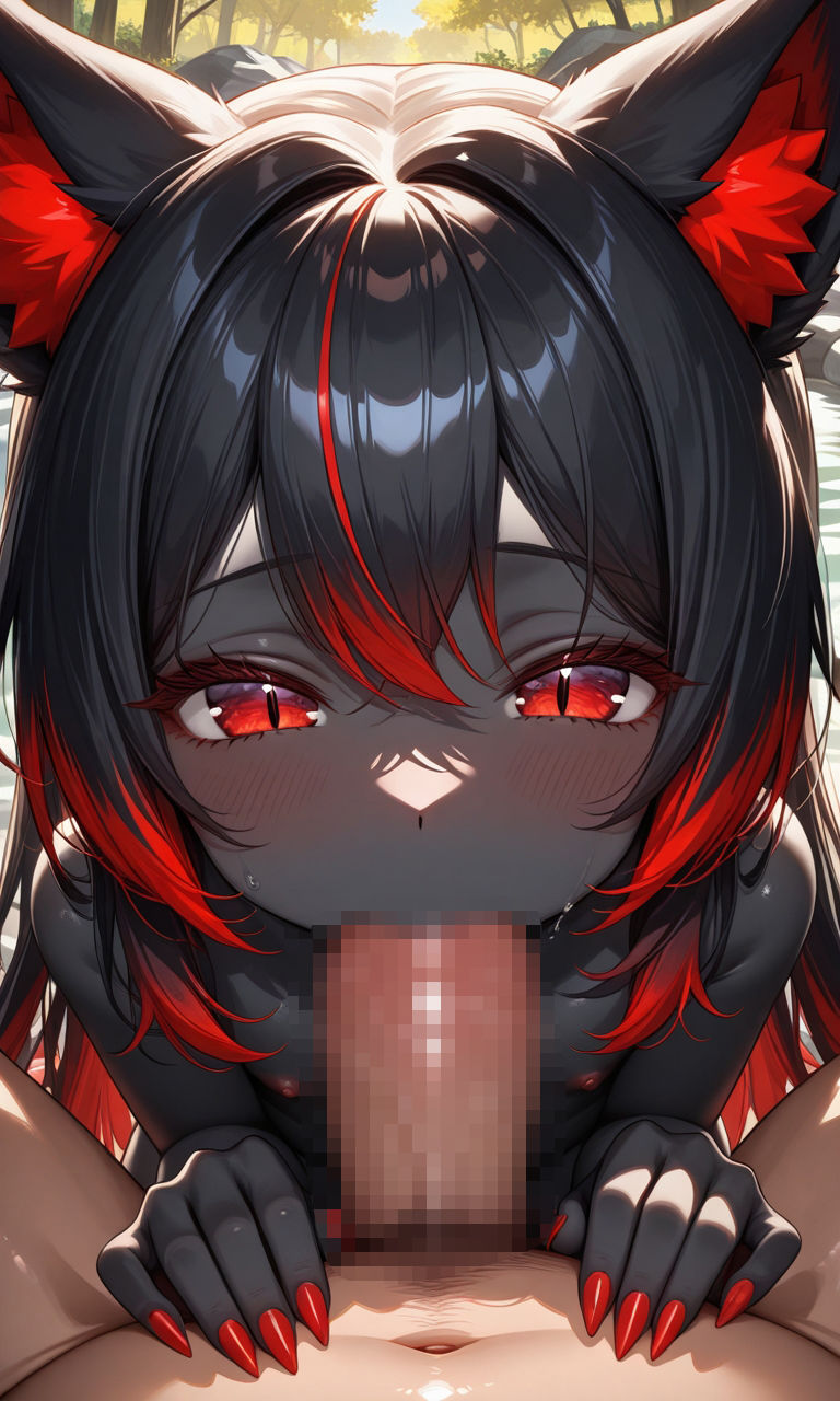 サンプル画像3:ボテ腹セックス〜秘湯で出会ったのはボテ腹けものロリっ娘でした！？〜(黒猫の@) [d_598310]