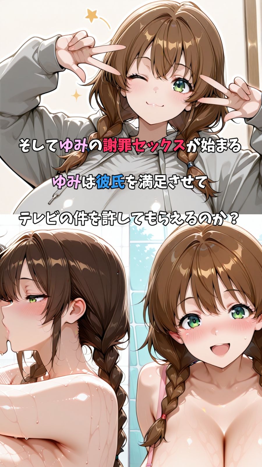 サンプル画像2:ゲーマーな彼女ゆみと同棲えっち(tAI量SYA精) [d_598344]