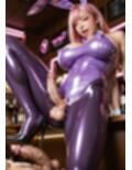 超絶リアル！！エナメル バニーガール！！ふたなりCG集 NO.10【足こき・太ももこき・美脚ポーズ】149枚