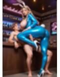 超絶リアル！！エナメル バニーガール！！ふたなりCG集 NO.10【足こき・太ももこき・美脚ポーズ】149枚