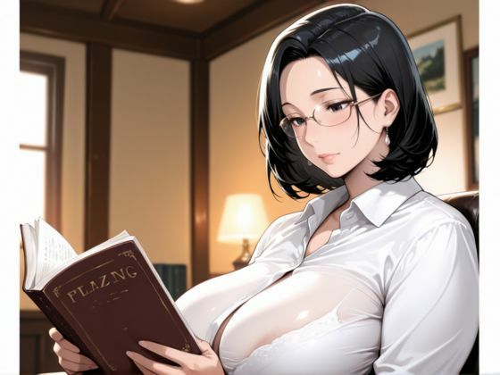 教え子に孕まされた爆乳教師 画像1