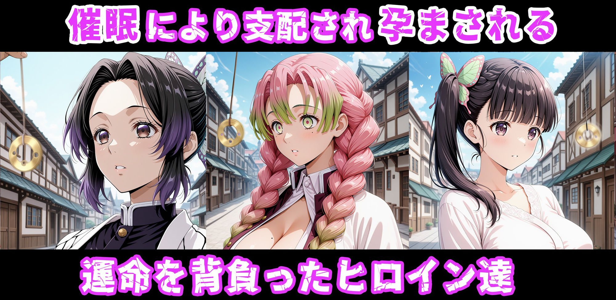 孕ませオナホ化契約 〜鬼●の刃編〜 画像1