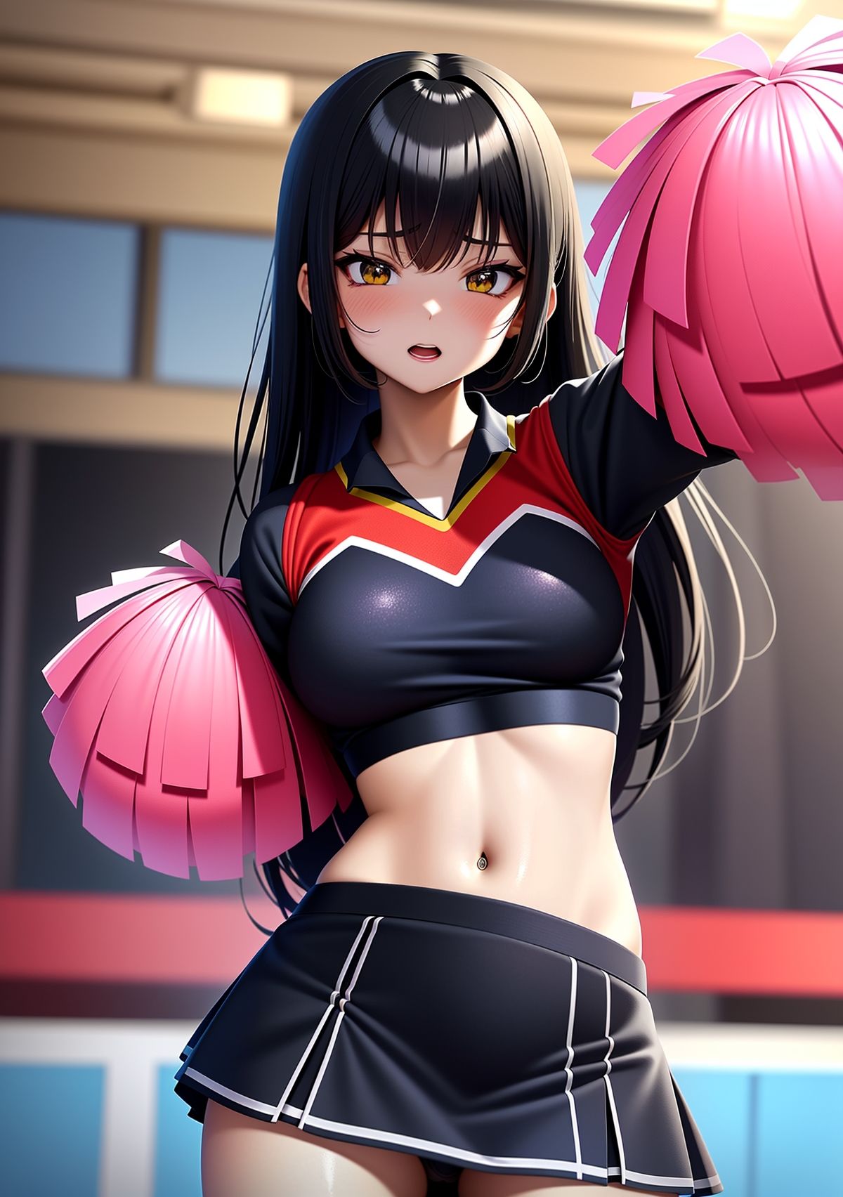 サンプル画像2:無垢な彼女たち 〜チアガール編〜(熊取屋) [d_598382]