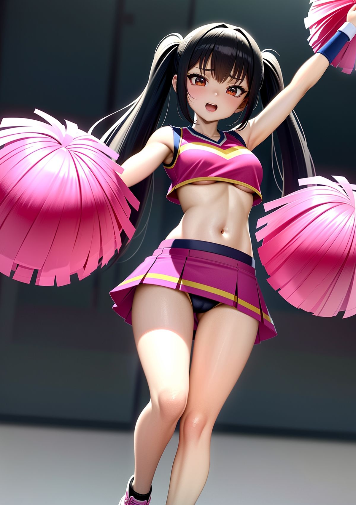 サンプル画像4:無垢な彼女たち 〜チアガール編〜(熊取屋) [d_598382]