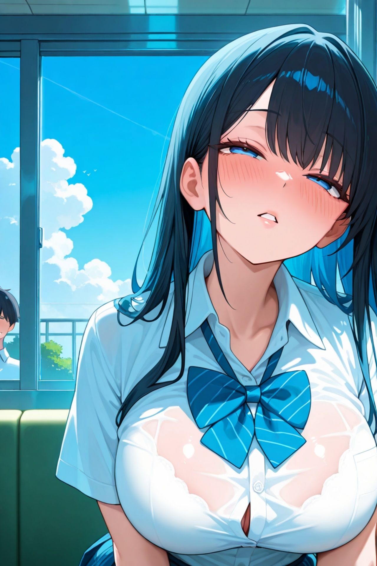 サンプル画像4:性育学院  NO.14  爆乳トロ顔ギャル(マンゴージュース) [d_598429]