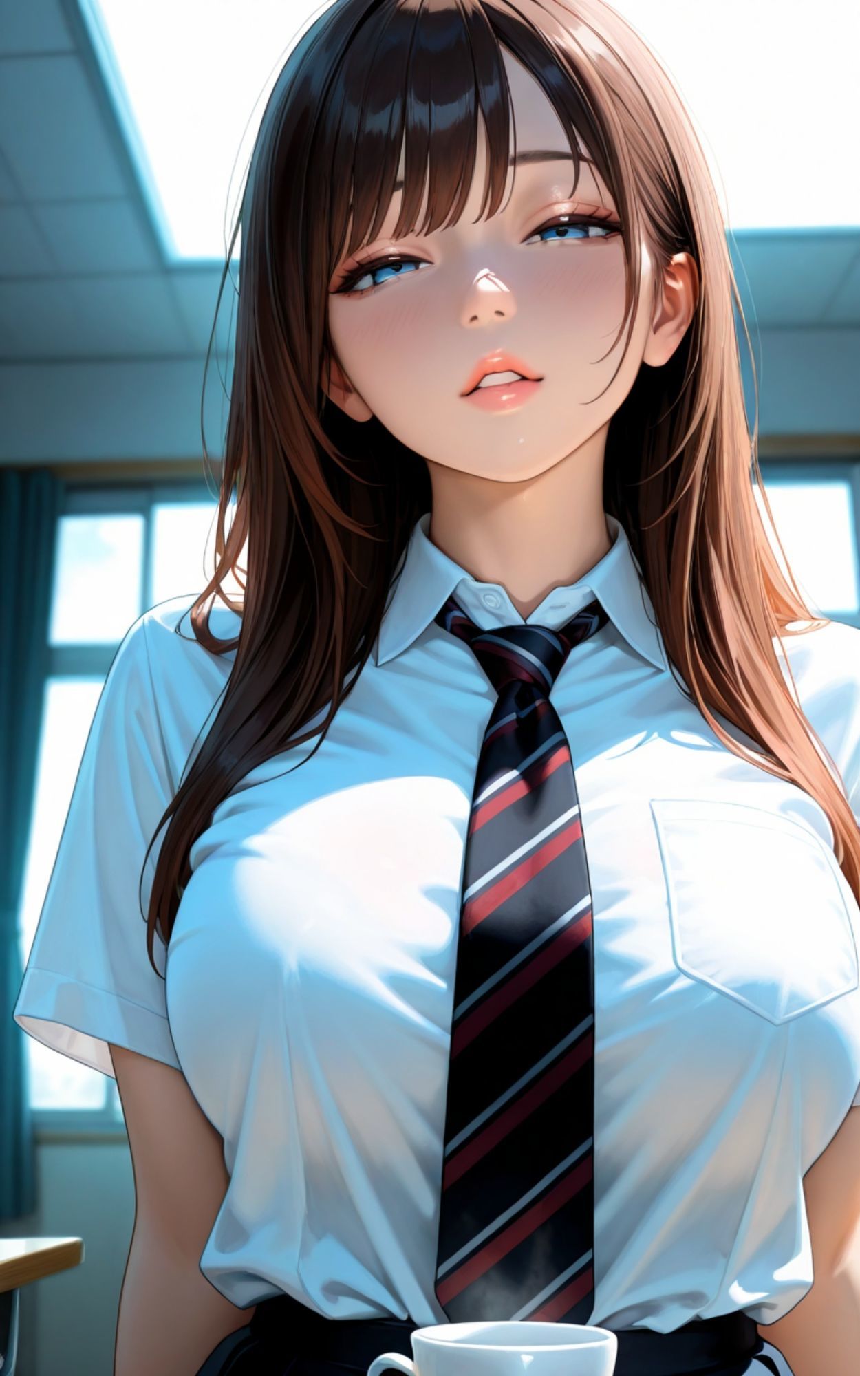 サンプル画像6:性育学院  NO.14  爆乳トロ顔ギャル(マンゴージュース) [d_598429]