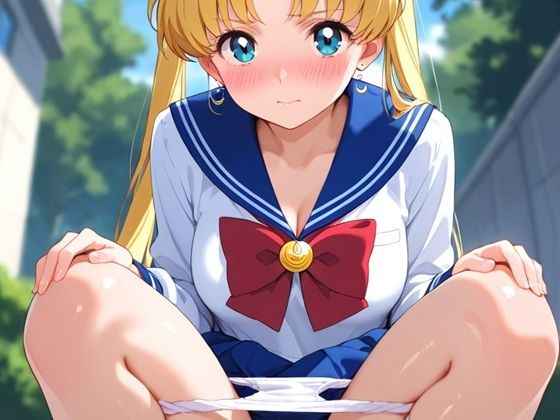 セーラー戦士屋外放尿集