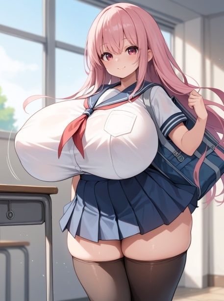 爆乳美少女は薬にはまって、売春婦に堕ちる 画像1