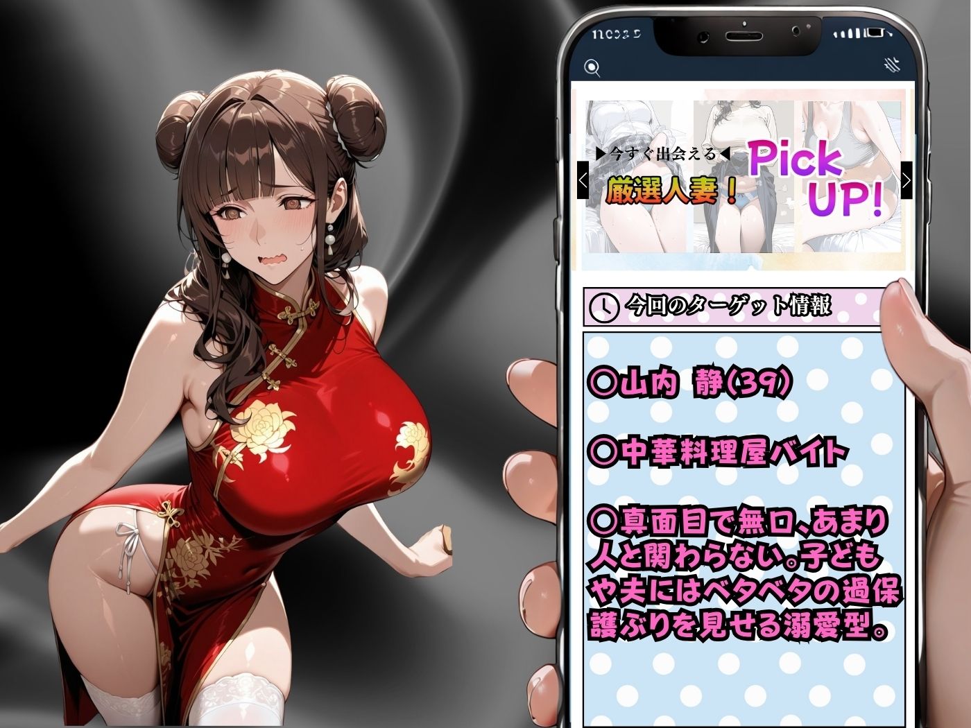 肉感人妻種付け〜チャイナ服で無意識誘惑人妻 ど淫乱になるまでの話〜 画像2
