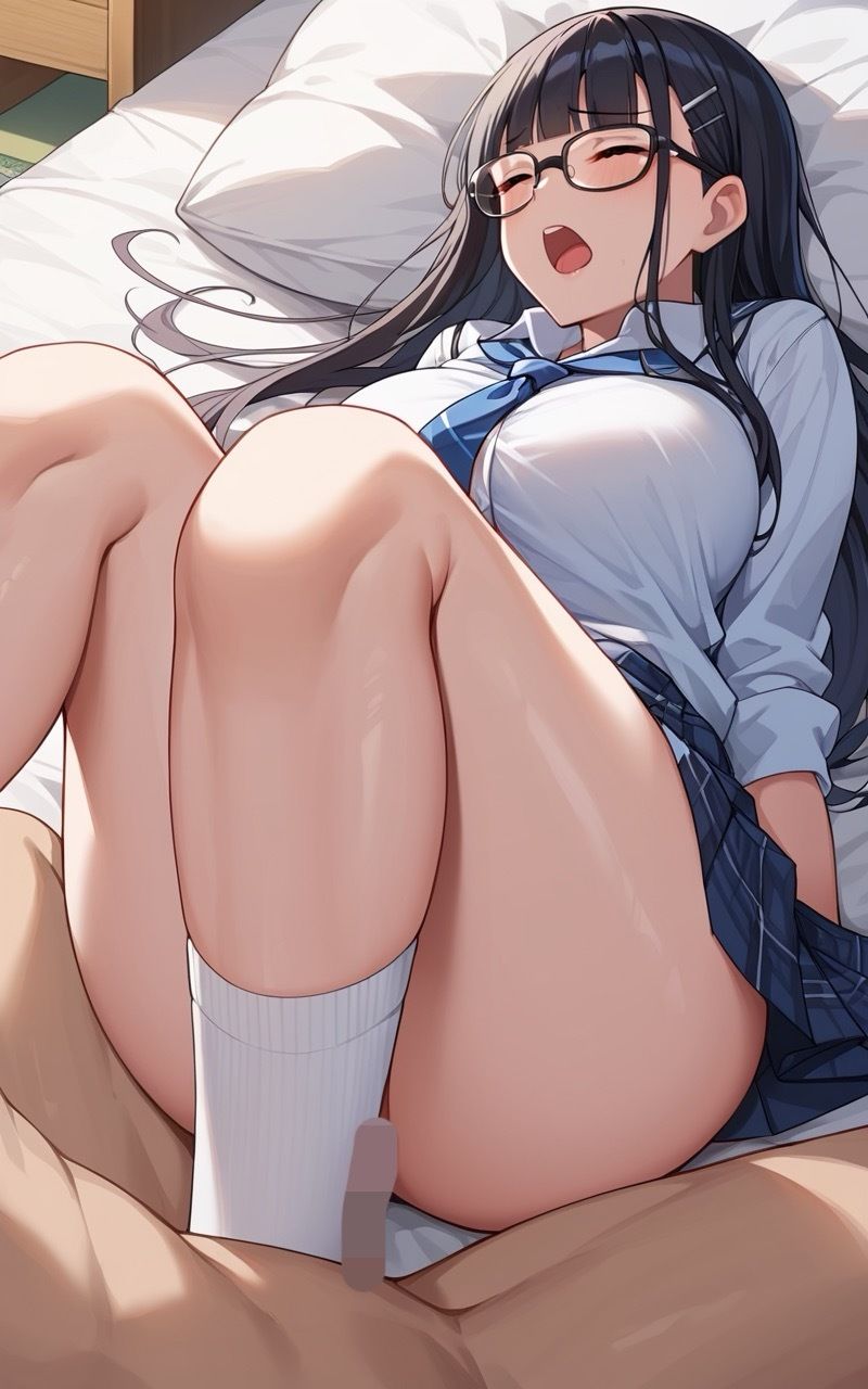 サンプル画像2:巨乳学級委員長に頼んで放課後中出しXXXした話。(どーてーちゃん) [d_598526]