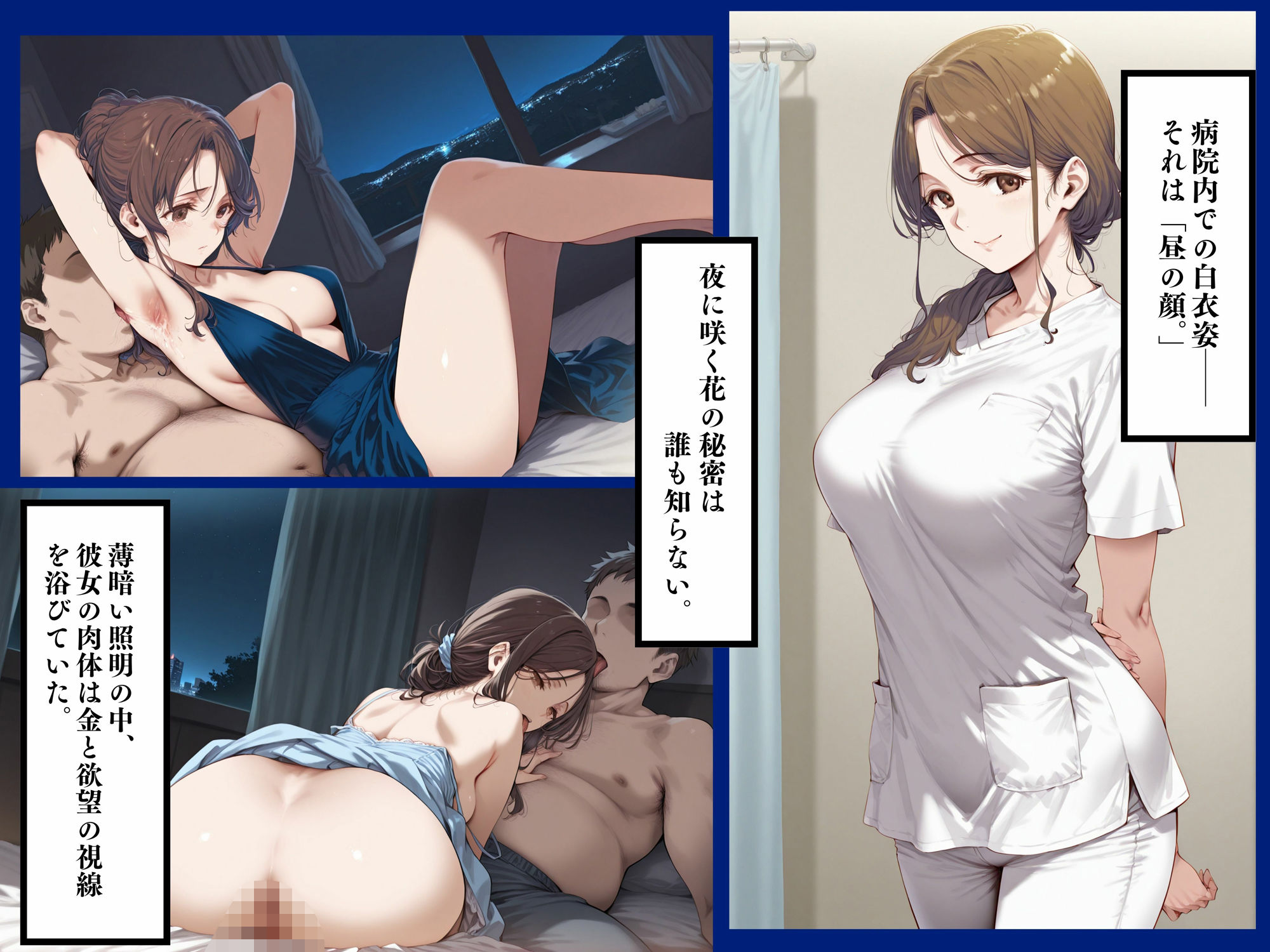 サンプル画像2:看護師秘密の裏顔Vol.2（熟女人妻）(キンコンカンコン（禁根姦魂）) [d_598529]