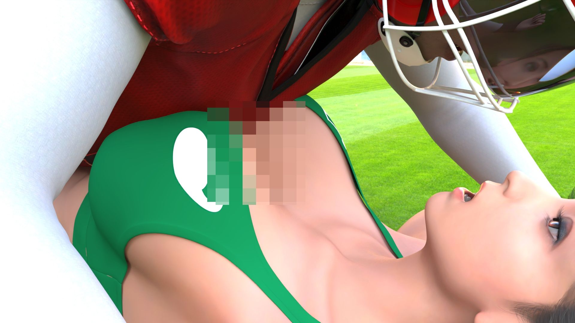 サンプル画像3:元祖中華女性格闘家「チュンリー（春麗）」の陸上競技ユニフォーム・アメフト選手によるレ○プ被害（01-正常位）(Ozone_Layer) [d_598625]