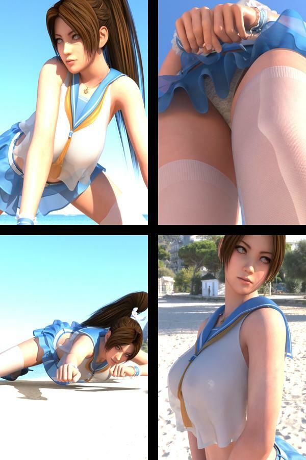 【TD100】元祖セクシー女性格闘家『不知火舞(しらぬいまい)』の写真集SexyNinja-50_2