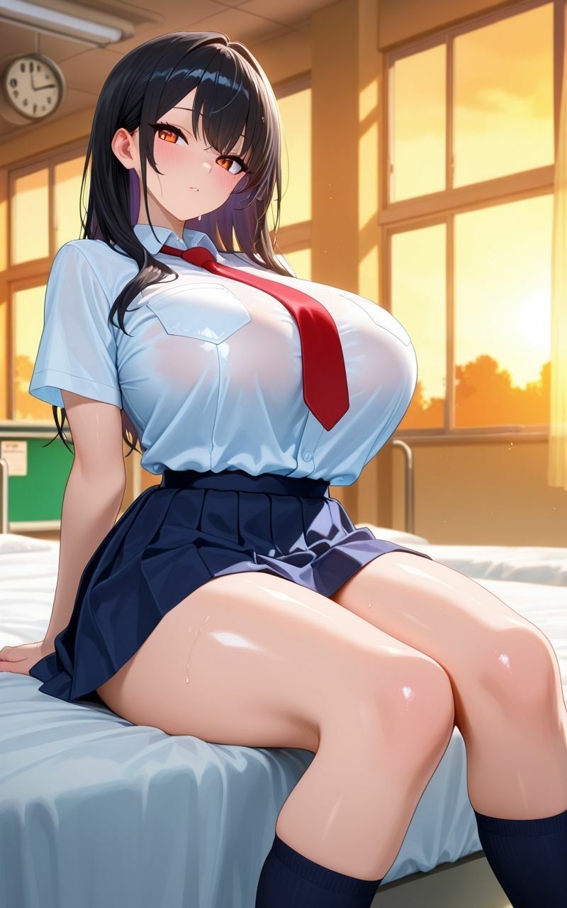 憧れの学園天国 L〇NEで呼び出された僕はクラスメイトの女子にお願いされて生ハメセックスしちゃった件 画像5