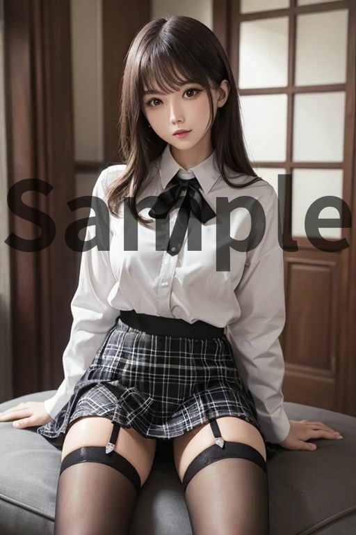 AAS 美女×ガーターベルト【AIグラビア写真集】オーバー200 アメージングAI画像シリーズ 画像8