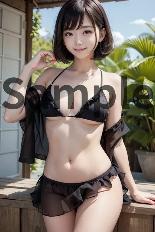 AAS 美女×水着【AIグラビア写真集】オーバー200 アメージングAI画像シリーズ 画像10