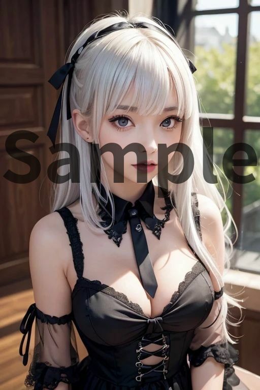 サンプル画像5:AAS 美女×ゴスロリ【AIグラビア写真集】オーバー200 アメージングAI画像シリーズ(AI.cafe 遊遊) [d_598829]