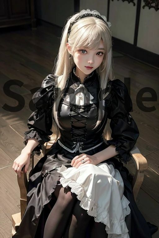 AAS 美女×ゴスロリ【AIグラビア写真集】オーバー200 アメージングAI画像シリーズ 画像9