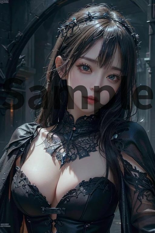 AAS 美女×ゴスロリ【AIグラビア写真集】オーバー200 アメージングAI画像シリーズ 画像10