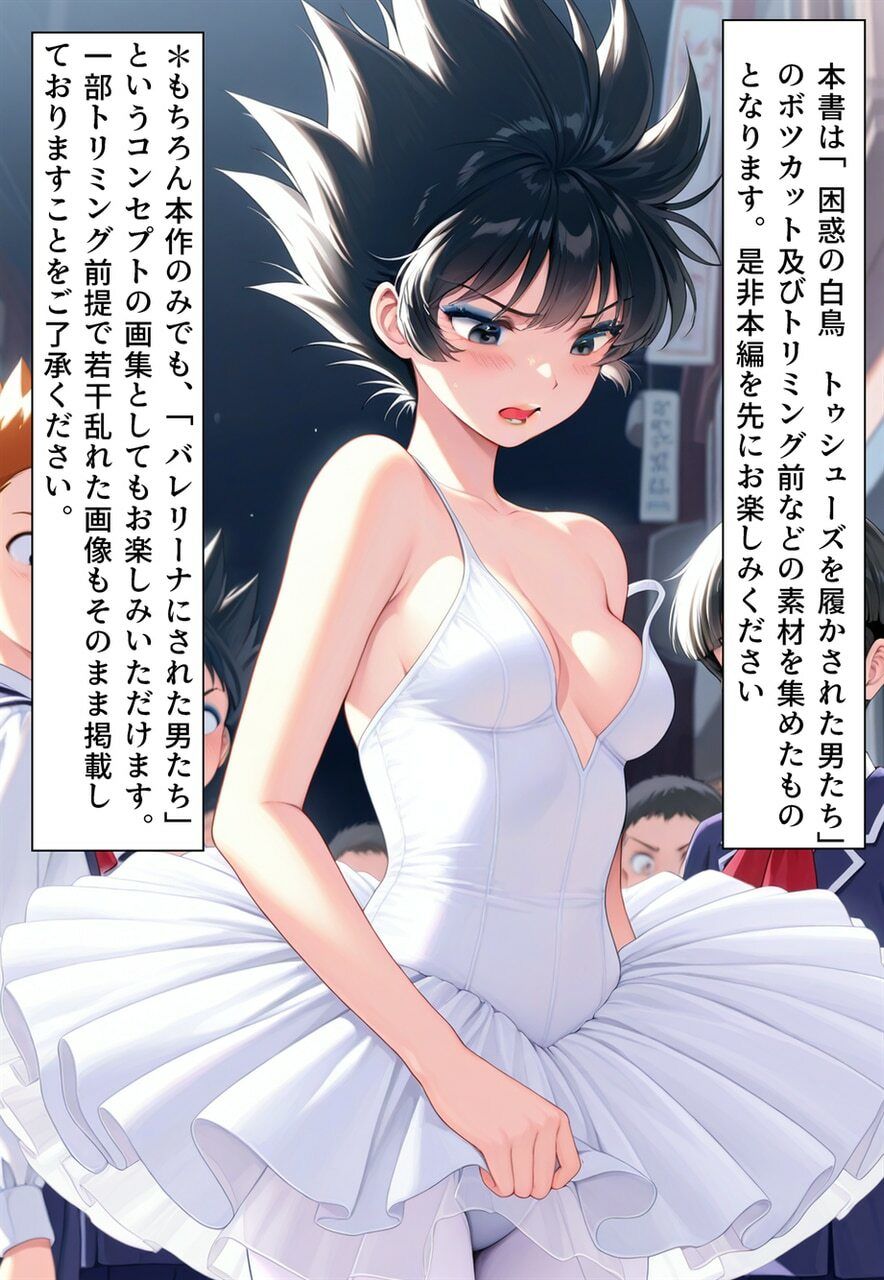 サンプル画像1:バレリーナにされた男たちの画集(真城のソフトハウス) [d_598917]