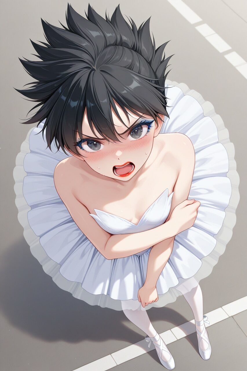 サンプル画像2:バレリーナにされた男たちの画集(真城のソフトハウス) [d_598917]