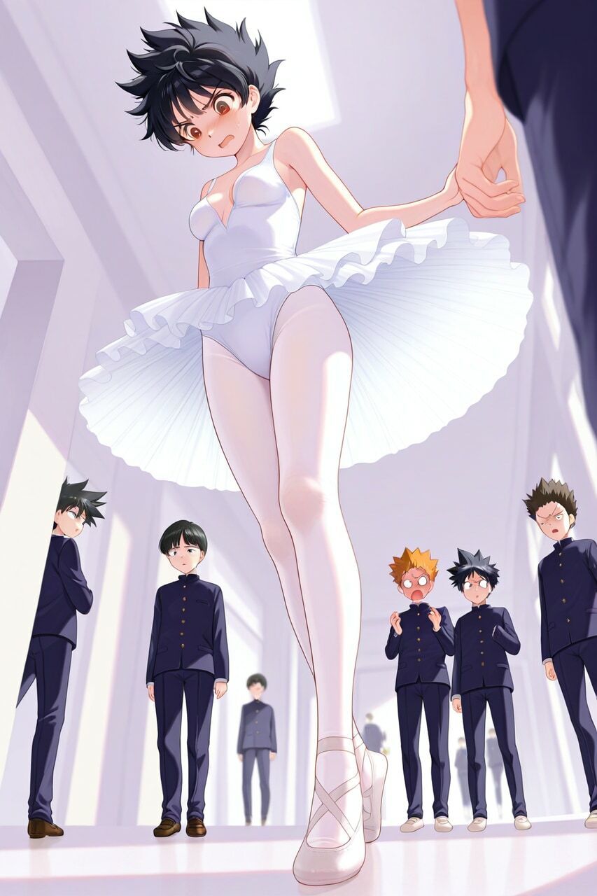 サンプル画像5:バレリーナにされた男たちの画集(真城のソフトハウス) [d_598917]