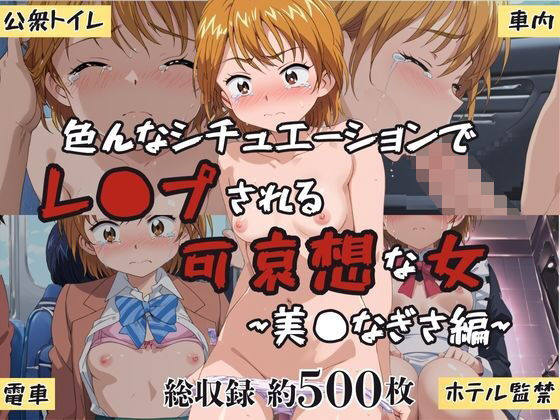 超絶不幸〜色んなシチュエーションでレ●プされる可哀想な女〜美●なぎさ編【HB鉛筆】