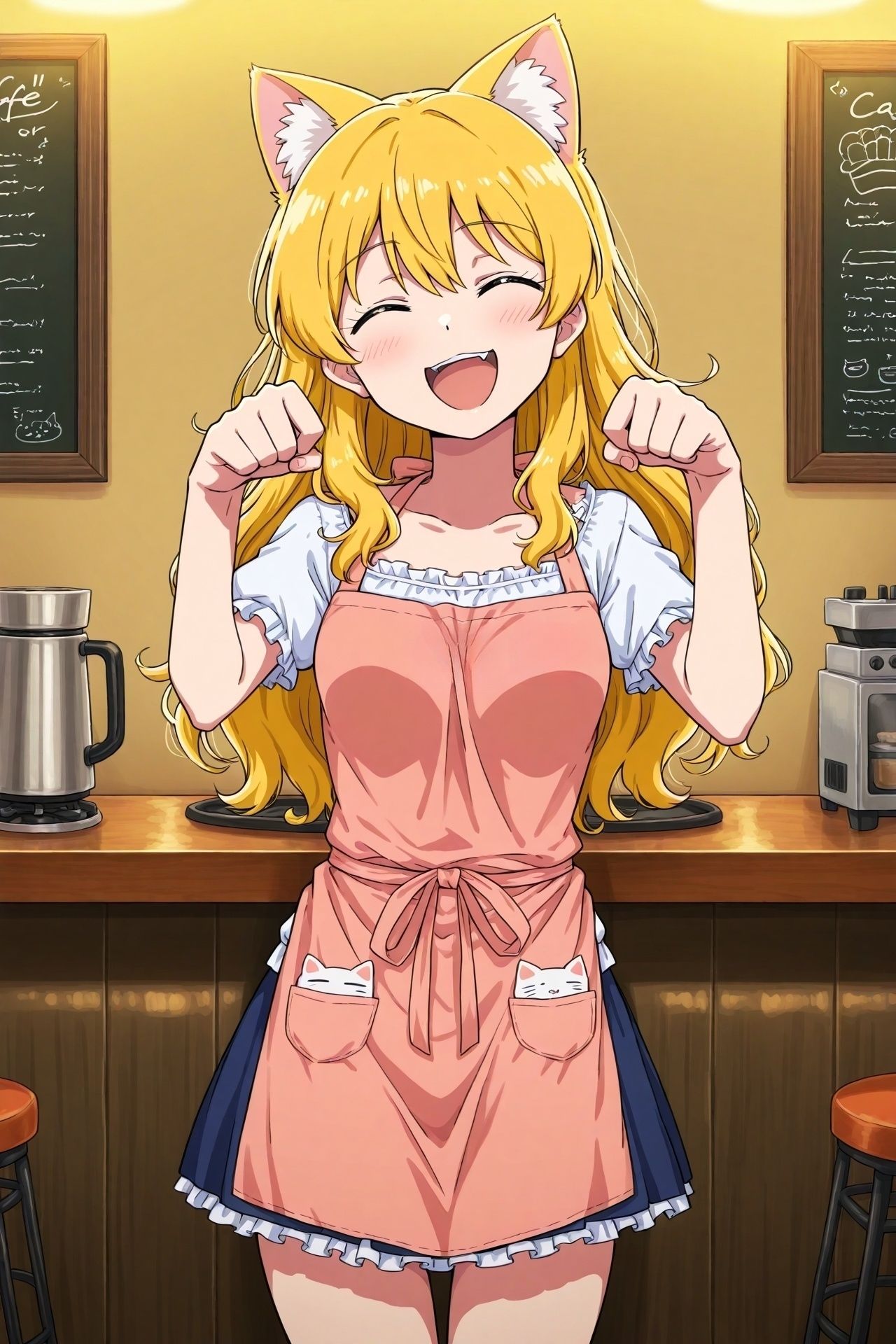 サンプル画像2:近所にオープンした猫カフェが猫耳娘カフェだった件(ハートパイン) [d_599005]