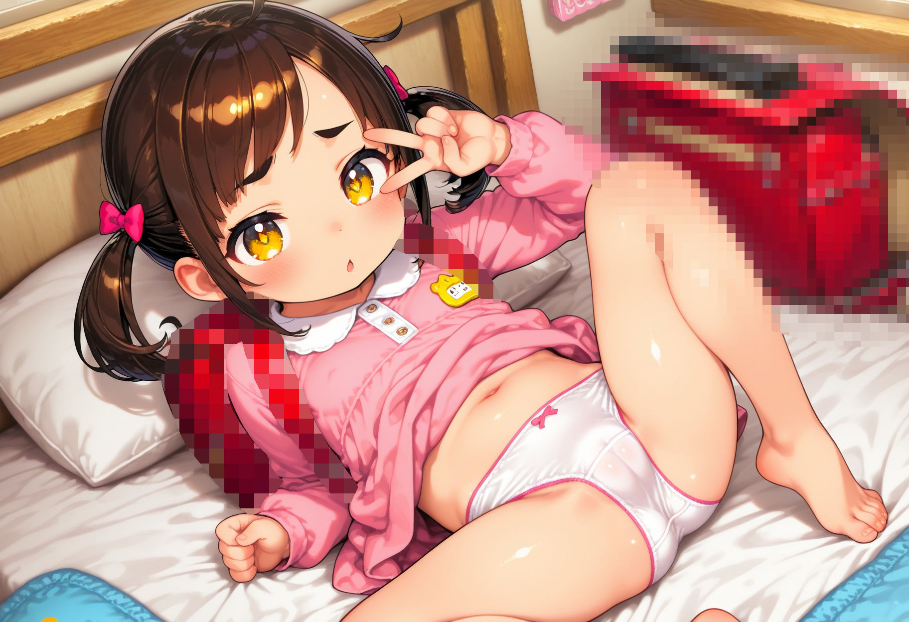 秘密のロリっ子見抜き裏配信  〜超エリート進学校お受験対策に浣腸脱糞まで披露しないといけないなんて…〜 AIXメイジ エロ画像4